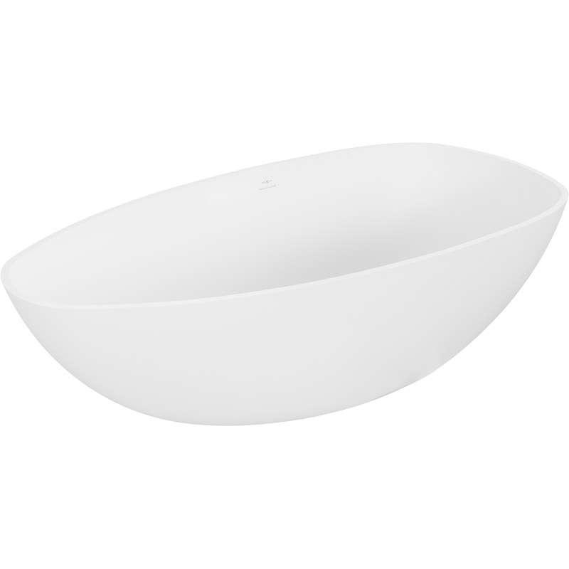 Mexen Imola freistehende Wanne aus Konglomerat 160 x 81 cm, weiße Matt - 57281608000