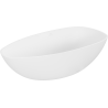 Mexen Imola freistehende Wanne aus Konglomerat 160 x 81 cm, weiße Matt - 57281608000