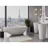 Mexen Imola freistehende Wanne aus Konglomerat 160 x 81 cm, weiße Matt - 57281608000