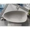 Mexen Imola freistehende Badewanne aus Konglomerat 160 x 81 cm, Beton matt - 57281608061