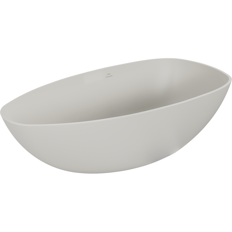 Mexen Imola freistehende Badewanne aus Konglomerat 160 x 81 cm, Beton matt - 57281608061