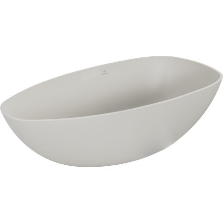 Mexen Imola freistehende Badewanne aus Konglomerat 160 x 81 cm, Beton matt - 57281608061