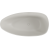 Mexen Imola freistehende Badewanne aus Konglomerat 170 x 88 cm, Beton matt - 57281708561