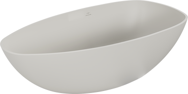 Mexen Imola freistehende Badewanne aus Konglomerat 170 x 88 cm, Beton matt - 57281708561