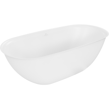 Mexen Siena freistehende Badewanne aus Konglomerat 170 x 80 cm, weiß matt - 57291708000