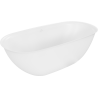 Mexen Siena freistehende Badewanne aus Konglomerat 170 x 80 cm, weiß matt - 57291708000