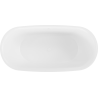 Mexen Siena freistehende Badewanne aus Konglomerat 170 x 80 cm, weiß matt - 57291708000