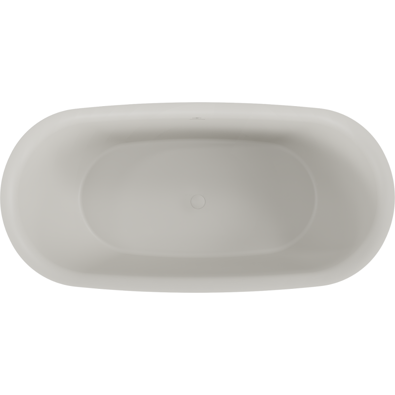 Mexen Siena freistehende Wanne aus Konglomerat 170 x 80 cm, Beton matt - 57291708061