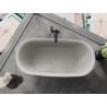 Mexen Siena freistehende Wanne aus Konglomerat 170 x 80 cm, Beton matt - 57291708061