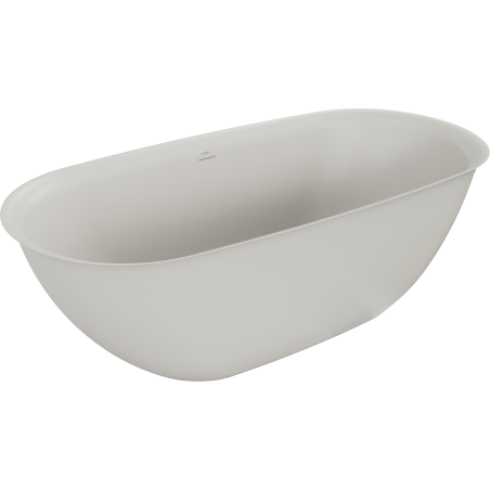 Mexen Siena freistehende Wanne aus Konglomerat 170 x 80 cm, Beton matt - 57291708061