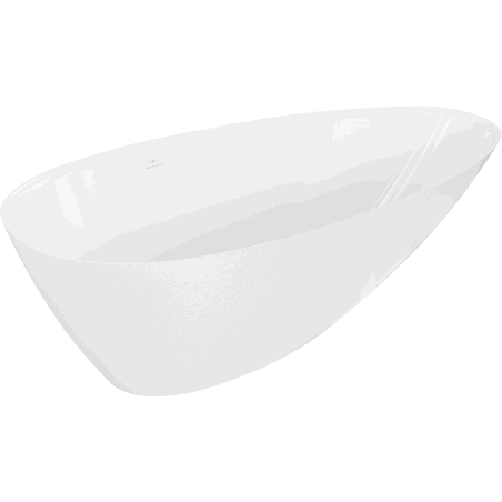 Mexen Milano freistehende Badewanne aus Konglomerat 170 x 86 cm, weiß glänzend - 57301708510