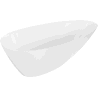 Mexen Milano freistehende Badewanne aus Konglomerat 170 x 86 cm, weiß glänzend - 57301708510