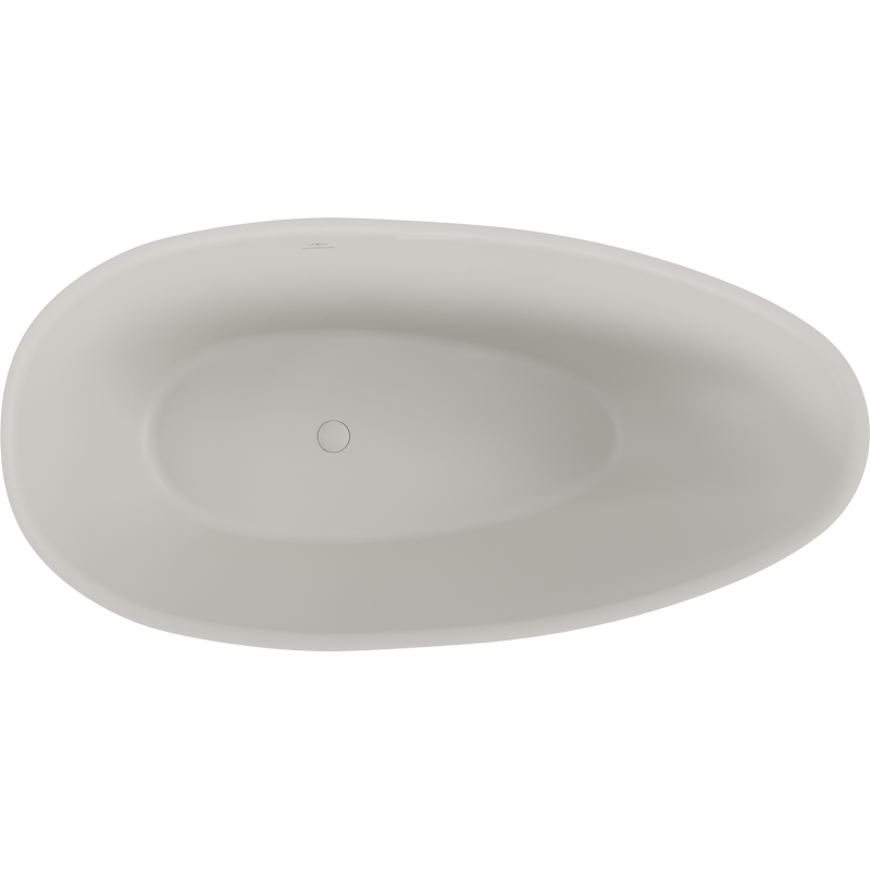 Mexen Milano freistehende Badewanne aus Konglomerat 170 x 86 cm, Beton matt - 57301708561