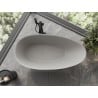 Mexen Milano freistehende Badewanne aus Konglomerat 170 x 86 cm, Beton matt - 57301708561