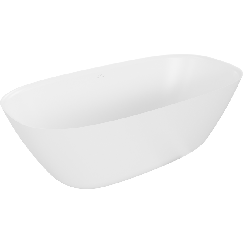 Mexen Como freistehende Wanne aus Konglomerat 150 x 82 cm, weiß matt - 57311508200