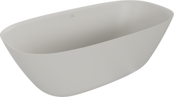 Mexen Como freistehende Badewanne aus Konglomerat 150 x 82 cm, Beton matt - 57311508261