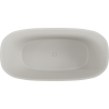 Mexen Como freistehende Badewanne aus Konglomerat 150 x 82 cm, Beton matt - 57311508261