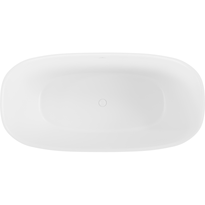 Mexen Como freistehende Badewanne aus Konglomerat 170 x 82 cm, weiß matt - 57311708200
