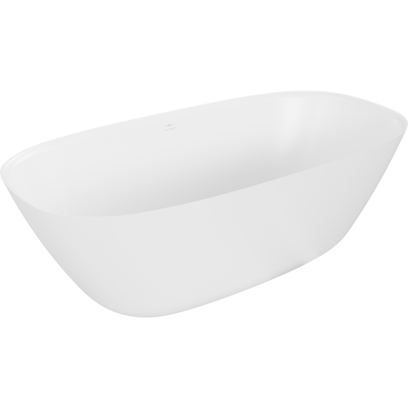 Mexen Como freistehende Badewanne aus Konglomerat 170 x 82 cm, weiß matt - 57311708200