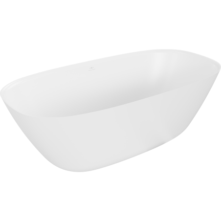 Mexen Como freistehende Badewanne aus Konglomerat 170 x 82 cm, weiß matt - 57311708200