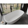 Mexen Como freistehende Badewanne aus Konglomerat 170 x 82 cm, weiß matt - 57311708200