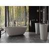 Mexen Como freistehende Badewanne aus Konglomerat 170 x 82 cm, Beton matt - 57311708261