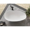 Mexen Milano freistehende Badewanne aus Konglomerat 170 x 86 cm, weiß glänzend - 57301708510