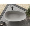 Mexen Milano freistehende Wanne aus Konglomerat 150 x 82 cm, Beton matt - 57301508561