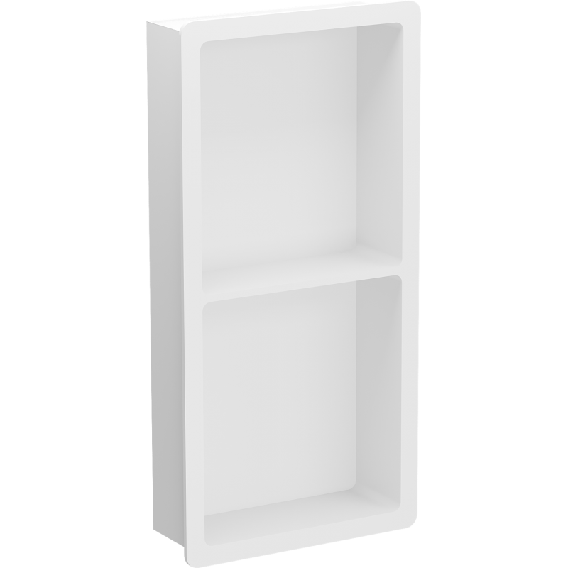 Mexen X-Wall-K Nischenregal aus Konglomerat 62,2 x 30,7 cm, weiß - 1900623010