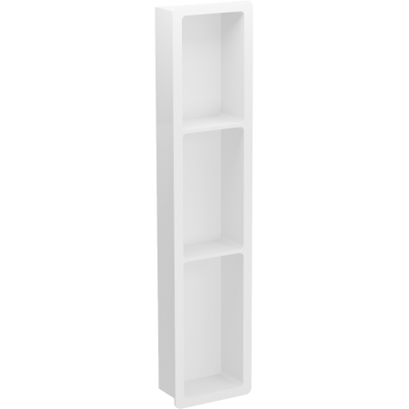 Mexen X-Wall-K Wandeinbau-Regal aus Konglomerat 93,2 x 20,7 cm, weiß - 1900932010