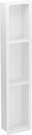 Mexen X-Wall-K Wandeinbau-Regal aus Konglomerat 93,2 x 20,7 cm, weiß - 1900932010