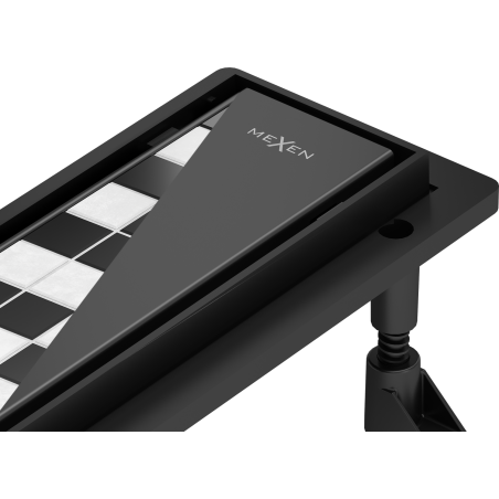Mexen Flat ABS Linienablauf 2 in 1 70 cm, schwarz - 1769070