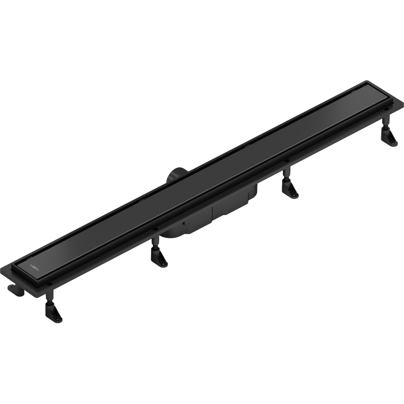 Mexen Flat ABS Linienablauf 2 in 1 70 cm, schwarz - 1769070