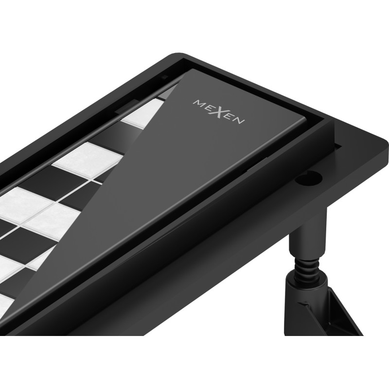 Mexen Flat Abs Flat ABS Linienentwässerung 2-in-1 90 cm, schwarz - 1769090