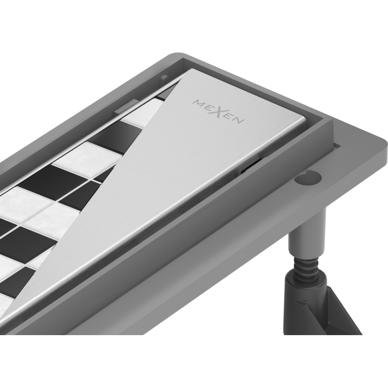 Mexen Flat ABS linearer Abfluss 2 in 1 70 cm, Inox- 1069070