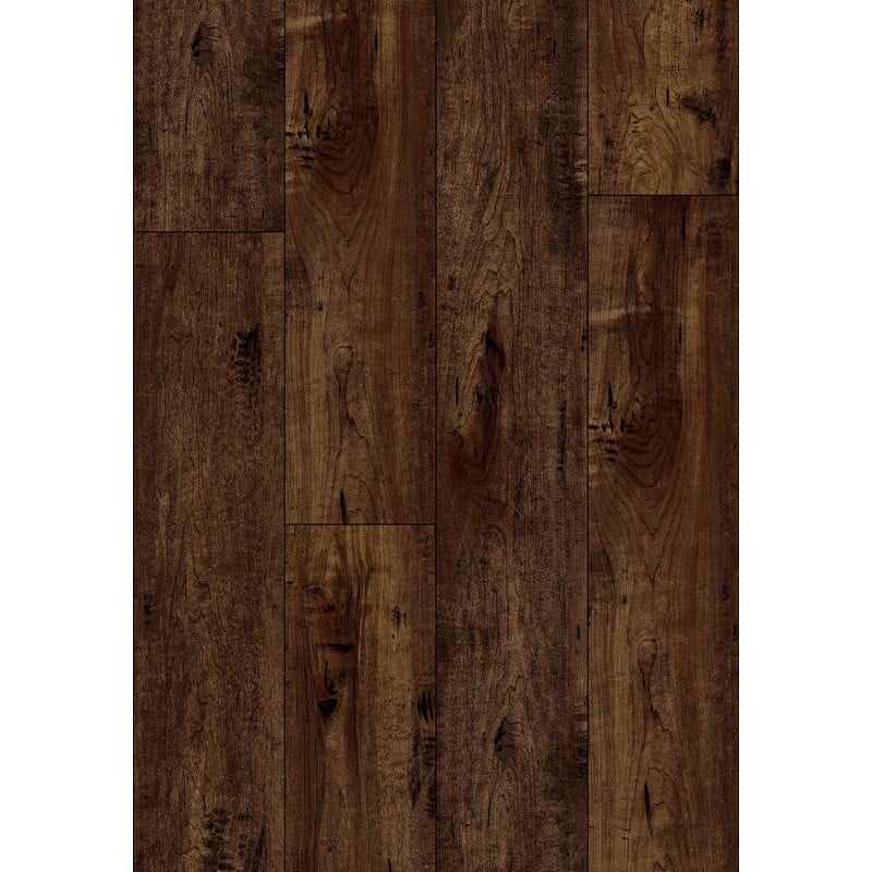 Mexen Boston Vinylplatten 1240 x 182 mm SPC 6,5 mm, IXPE-Unterlage 1,5 mm, 4 V-Fuge, Kirsche - F1060-1240-182-505-4V1-01