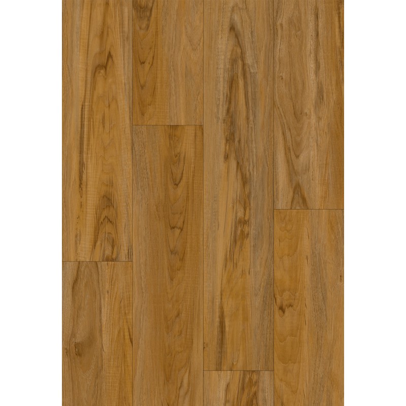 Mexen Norfolk Vinylplatten 1240 x 182 mm SPC 6,5 mm, IXPE-Unterlage 1,5 mm, 4 V-Fuge, Teak - F1093-1240-182-505-4V1-02