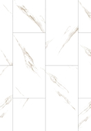 Mexen River White  Vinylplatten 610 x 305 mm SPC 6,5 mm, IXPE-Unterlage 1,5 mm, 4 V-Fuge, Jazz White - F1150-0610-305-505-4V1-90