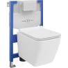 Mexen Vega Unterputz-WC-Set Fenix XS-F mit WC-Schüssel und Soft-Close-Sitz, weiß glänzend - 68030654000