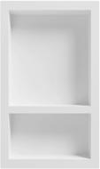 Mexen X-Wall-S Nischenablage SMC mit Flansch 68,6 x 40,7 cm, Weiß - 1901694109