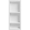 Mexen X-Wall-S SMC-Nischenregal mit Flansch 99,1 x 40,7 cm, weiß - 1901994109