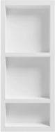 Mexen X-Wall-S SMC-Nischenregal mit Flansch 99,1 x 40,7 cm, weiß - 1901994109