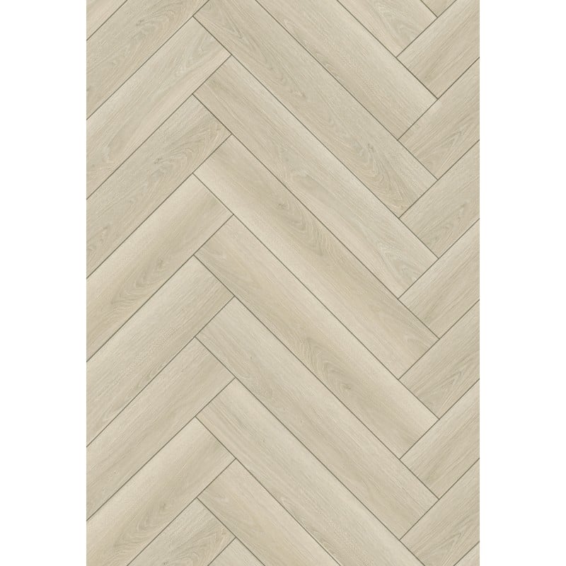 Mexen Concord Vinylplatten Fischgräte 635 x 127 mm SPC 6,5 mm, IXPE Unterlage 1,5 mm, 4 V-Fuge, Eiche
