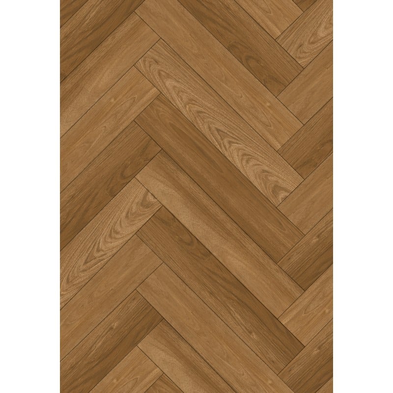 Mexen Overland Park Vinylpaneele Fischgrät 635 x 127 mm SPC 6,5 mm Unterlage 1,5 mm, 4 V-Fuge, Jatoba