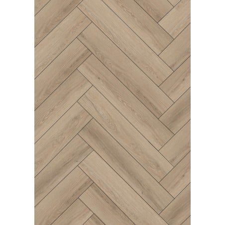 Mexen Palmdale  Vinylpaneele Fischgrät 635 x 127 mm SPC 6,5 mm, IPEX 1,5 mm Unterlage, 4 V-Fuge, Eiche