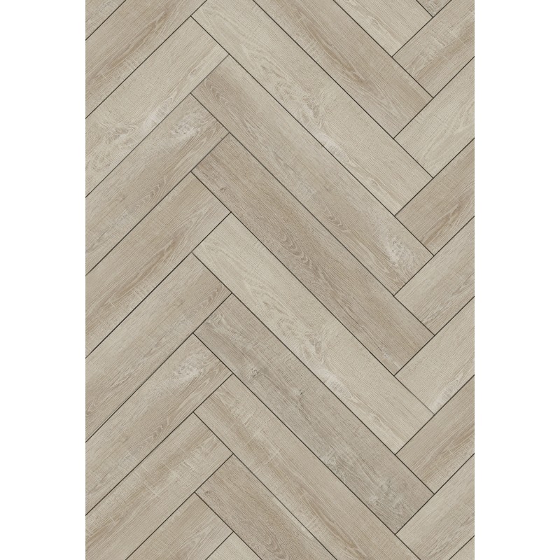 Mexen Parker Vinylplatten Fischgrät 635 x 127 mm SPC 6,5 mm, IPEX-Unterlage 1,5 mm, 4 V-Fuge, Eiche - F1166-0635-127-505-4V1-01