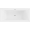 Mexen Vigo freistehende Badewanne 178,5 x 80 cm, weiß, Überlauf chrom - 51251788000-01