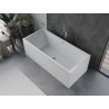 Mexen Vigo freistehende Badewanne 178,5 x 80 cm, weiß, Überlauf chrom - 51251788000-01