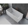 Mexen Vigo freistehende Badewanne 178,5 x 80 cm, weiß, Überlauf Roségold - 51251788000-60