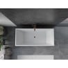 Mexen Vigo freistehende Badewanne 178,5 x 80 cm, weiß, Überlauf Roségold - 51251788000-60
